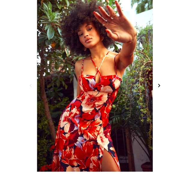 Lulu's Boldest Blooms Floral Print Maxi Dress - Picture 12 of 12